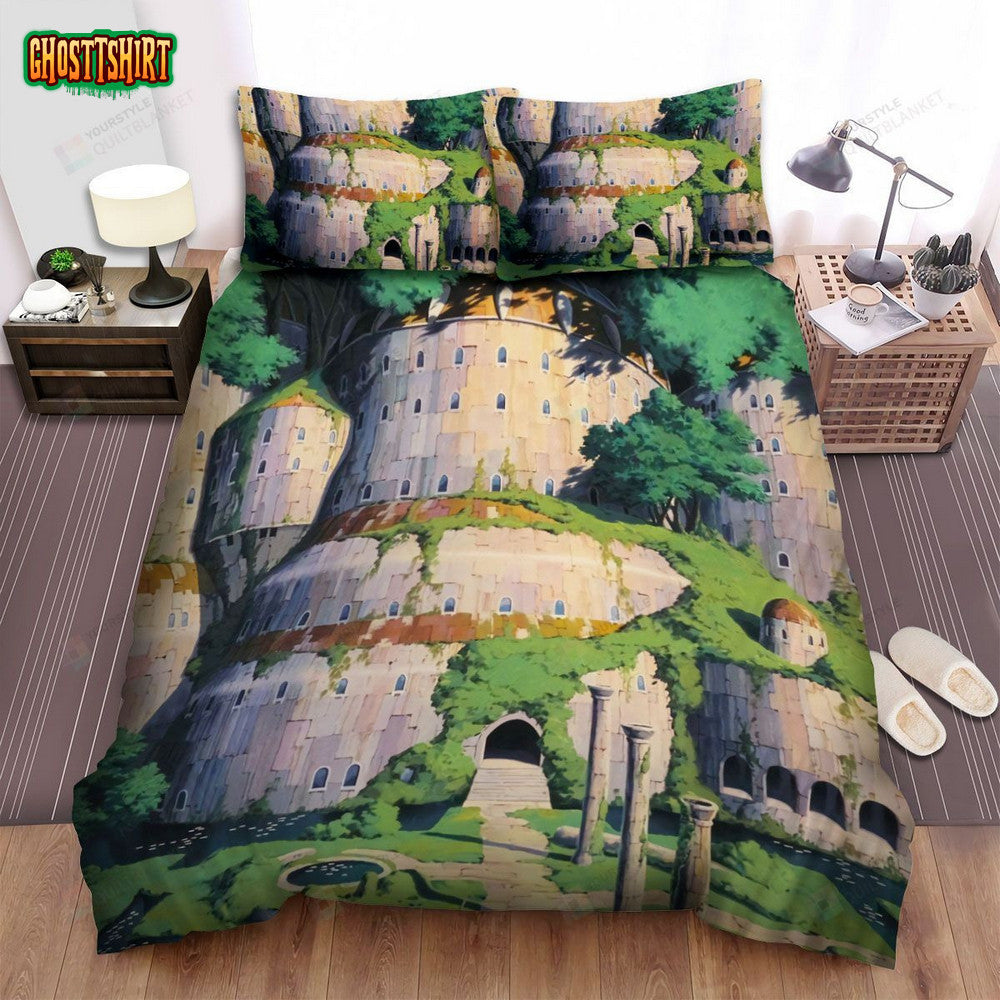 Castle In The Sky Laputa Anime Bed Sheets Spread Comforter Duvet Cover Bedding Set