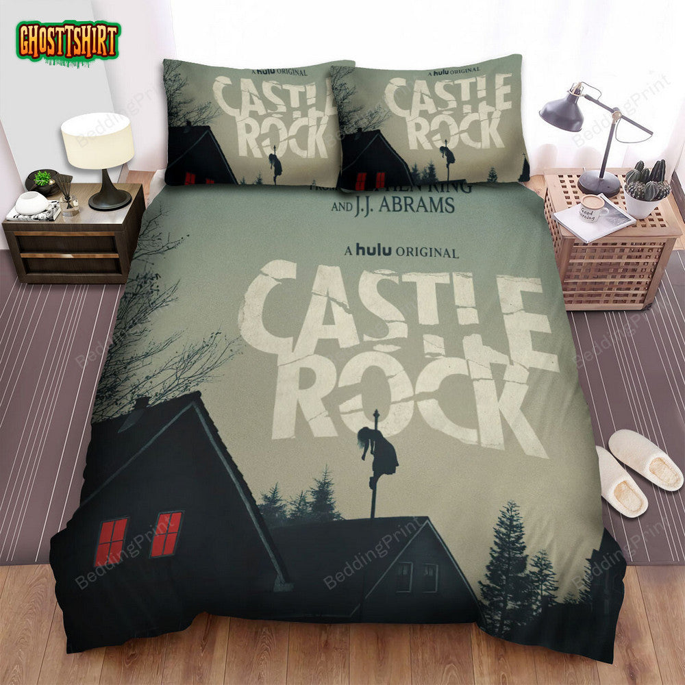 Castle Rock (2018–2019) Movie Poster Artwork 2 Bed Sheets Duvet Cover Bedding Set