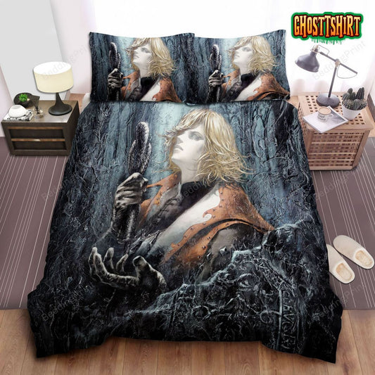 Castlevania Leon Belmont In Lament Of Innocence Key Art Bed Sheets Duvet Cover Bedding Set