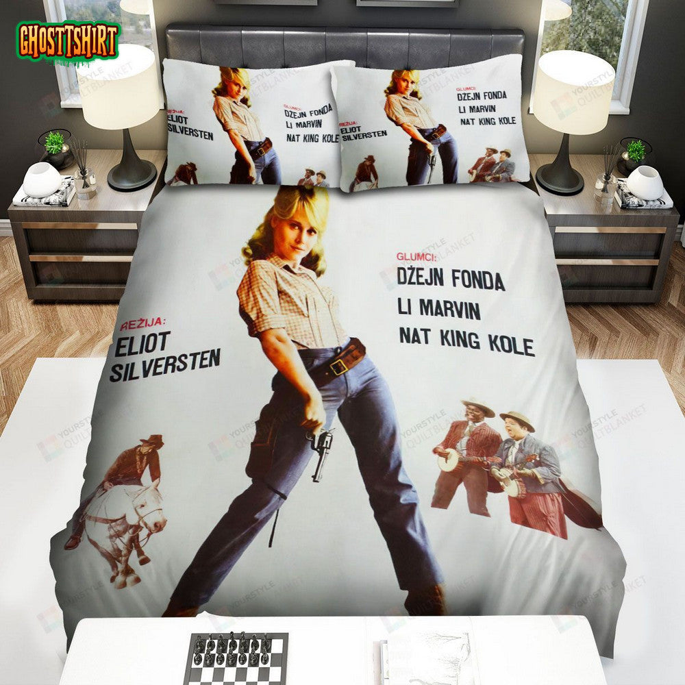 Cat Ballou Movie Poster 3 Bed Sheets Spread Comforter Duvet Cover Bedding Set