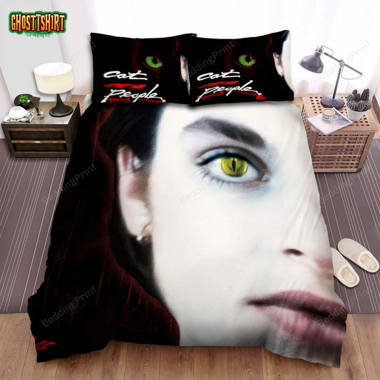 Cat People (1982) Wallpaper Movie Poster Bed Sheets Duvet Cover Bedding Set