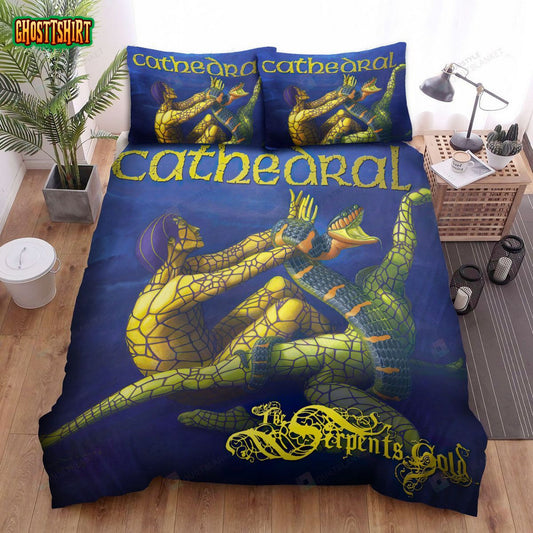 Cathedral The Serpent's Gold Album Cover Bed Sheets Spread Comforter Duvet Cover Bedding Set