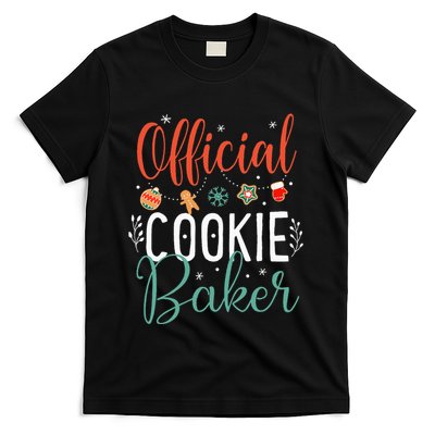 Cookie Baker Funny Christmas Couples Matching T-Shirt