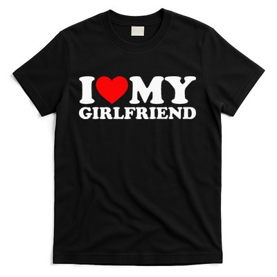 Classic Black I Love My Girlfriend T-Shirt