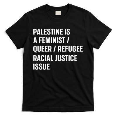 Cory Booker Palestine Is A Feminist Queer Refugee Racial Justice Issue T-Shirt