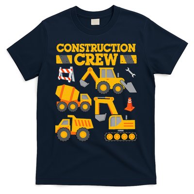Construction Crew Worker Excavator T-Shirt