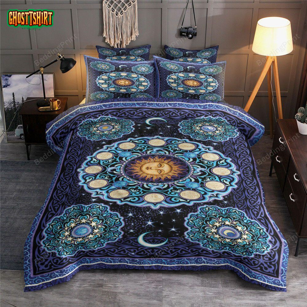 Celestial The Sun The Moon And The Stars Bedding Set
