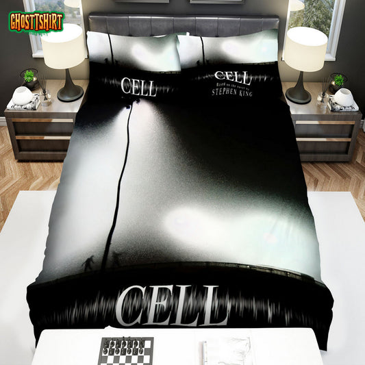 Cell (I) Black & White Poster Bed Sheets Spread Comforter Duvet Cover Bedding Set