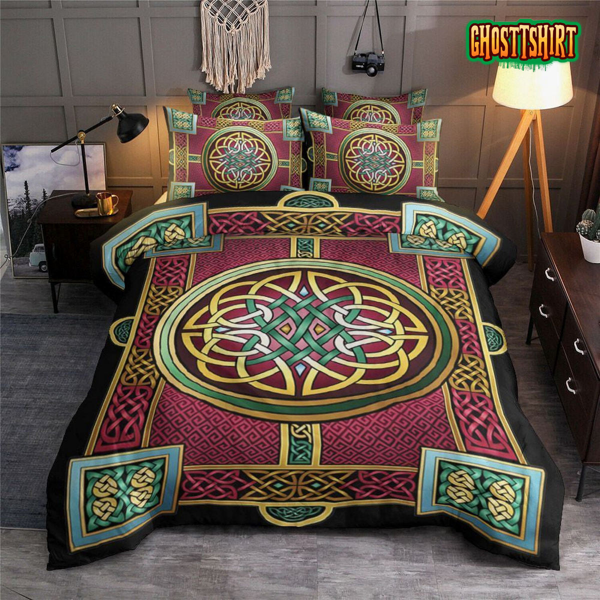 Celtic Bed Sheets Duvet Cover Bedding Set