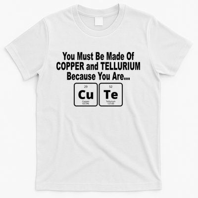 Cute Funny Element Copper Tellurium T-Shirt