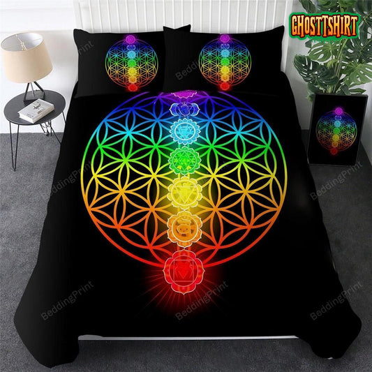 Chakra Alignment Bed Sheets Duvet Cover Bedding Set