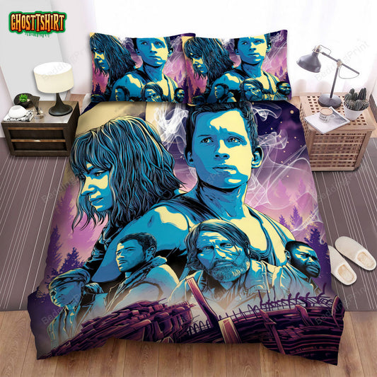 Chaos Walking (2021) Movie Digital Art Bed Sheets Duvet Cover Bedding Set