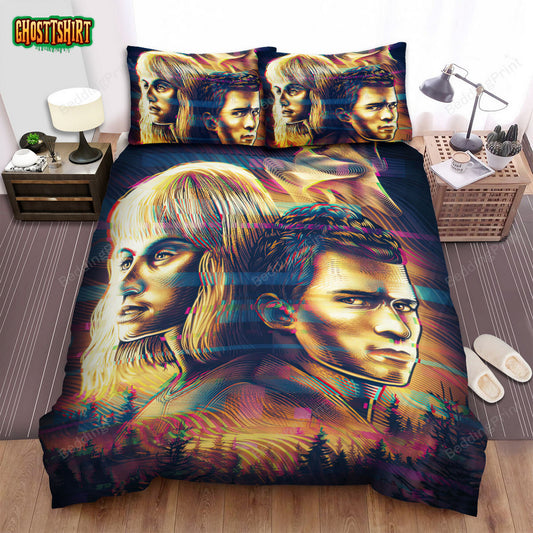 Chaos Walking (2021) Movie Illustration 4 Bed Sheets Duvet Cover Bedding Set