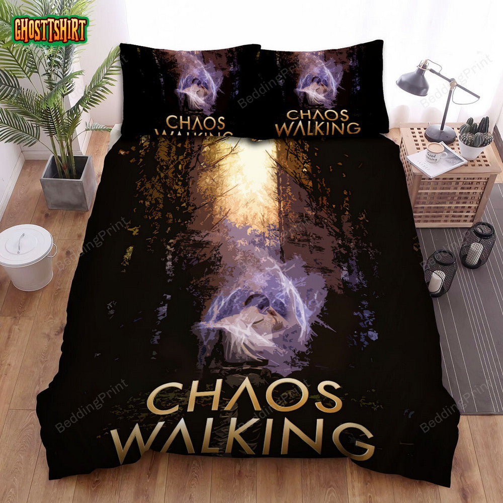 Chaos Walking (2021) Movie Illustration 9 Bed Sheets Duvet Cover Bedding Set