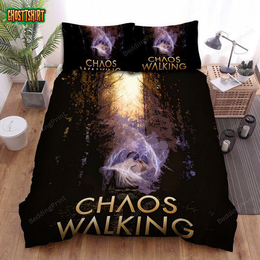 Chaos Walking (2021) Movie Illustration 9 Bed Sheets Duvet Cover Bedding Set