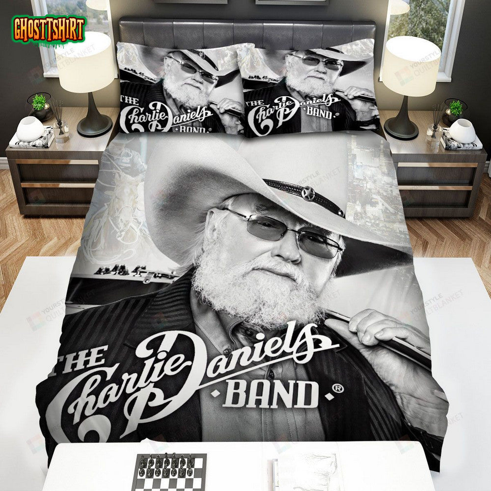 Charlie Daniels Band Artwork Bed Sheets Spread Comforter Duvet Cover Bedding Set