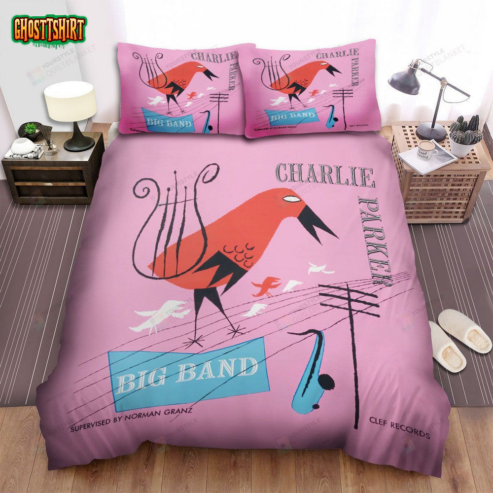 Charlie Parker Big Band Bed Sheets Spread Comforter Duvet Cover Bedding Set