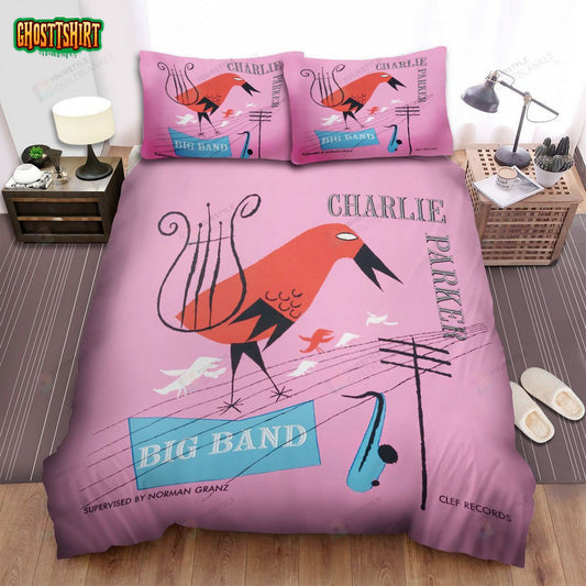 Charlie Parker Big Band Bed Sheets Spread Comforter Duvet Cover Bedding Set