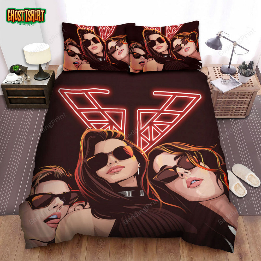 Charlie’s Angels (2019) Movie Illustration 4 Bed Sheets Duvet Cover Bedding Set