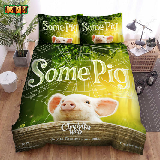 Charlotte's Web (2006) Movie Poster Ver 2 Bed Sheets Duvet Cover Bedding Set