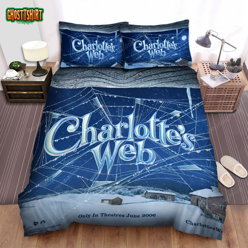 Charlotte’s Web (2006) Movie Poster Ver 4 Bed Sheets Duvet Cover Bedding Set