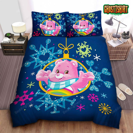 Cheer Bear Care Bears Bed Sheets Duvet Cover Bedding Set