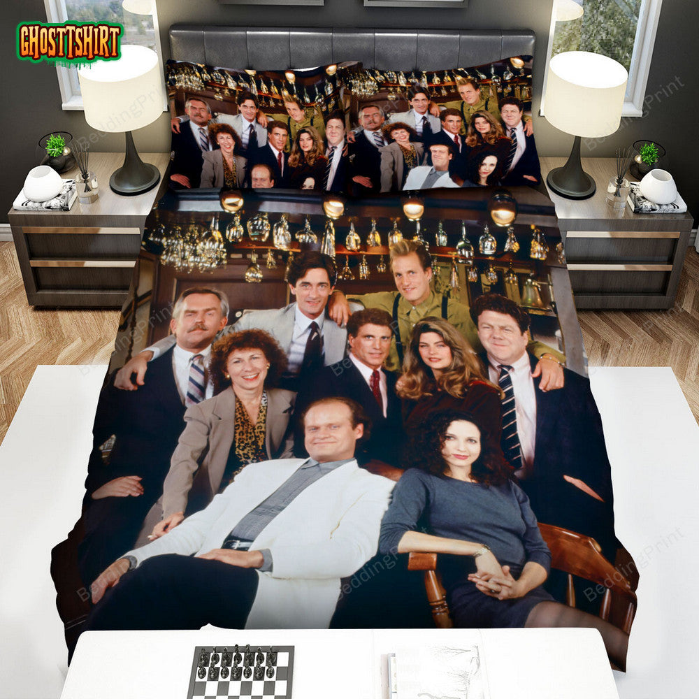 Cheers (1982–1993) Cast Movie Poster Bed Sheets Duvet Cover Bedding Set