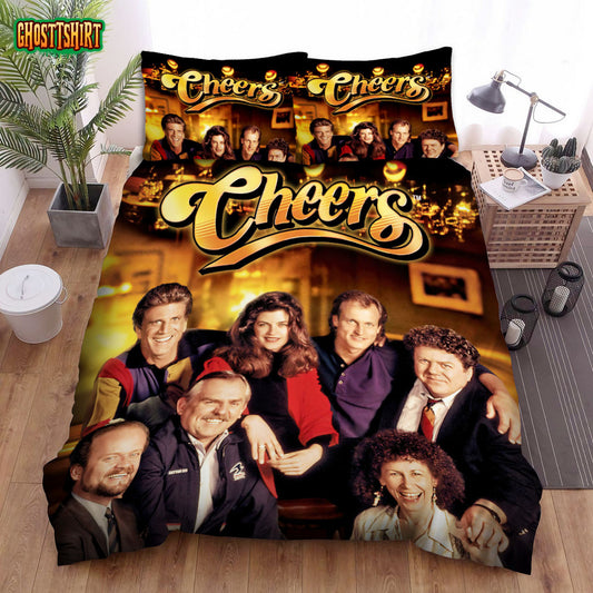 Cheers (1982–1993) Poster Movie Poster Bed Sheets Duvet Cover Bedding Set Ver 2