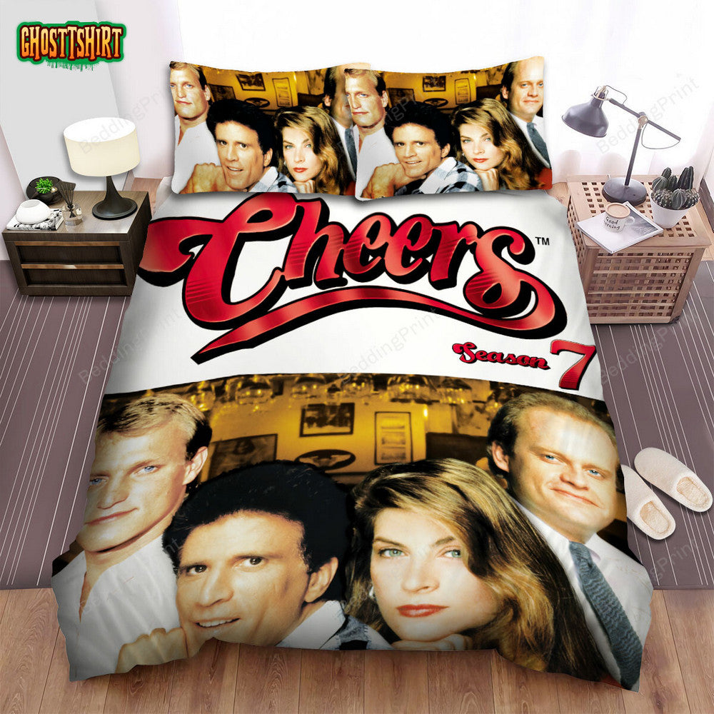 Cheers (1982–1993) Season 7 Movie Poster Bed Sheets Duvet Cover Bedding Set