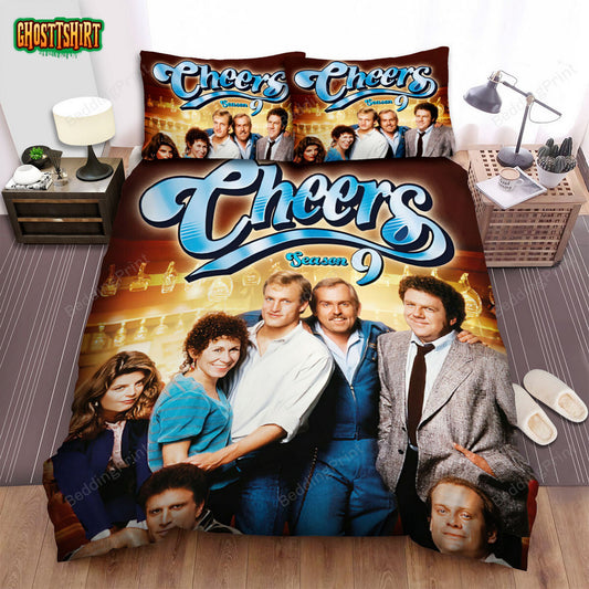 Cheers (1982–1993) Season 9 Movie Poster Bed Sheets Duvet Cover Bedding Set