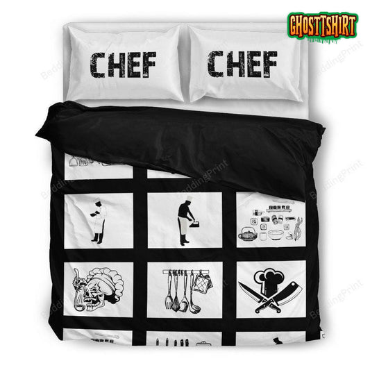 Chef Bed Sheets Duvet Cover Bedding Set