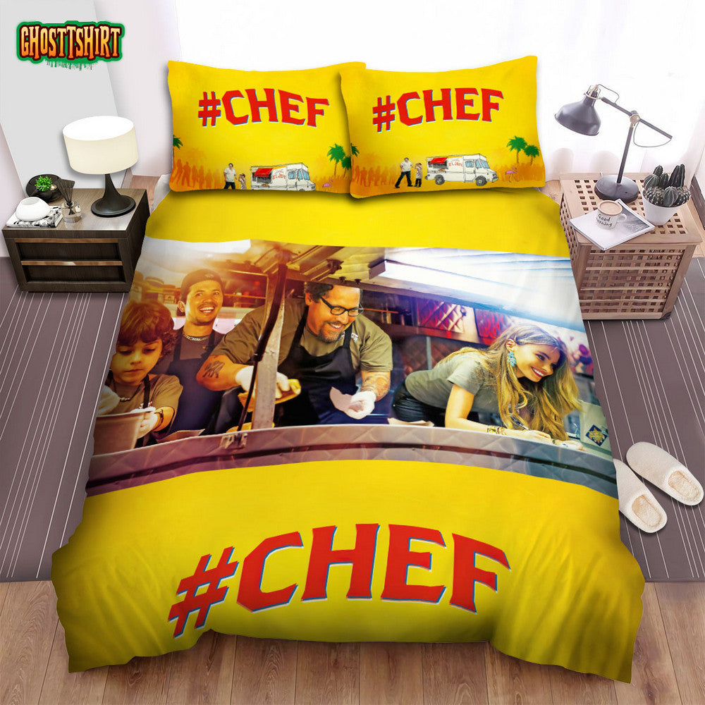 Chef Movie Happy Poster Bed Sheets Spread Comforter Duvet Cover Bedding Set