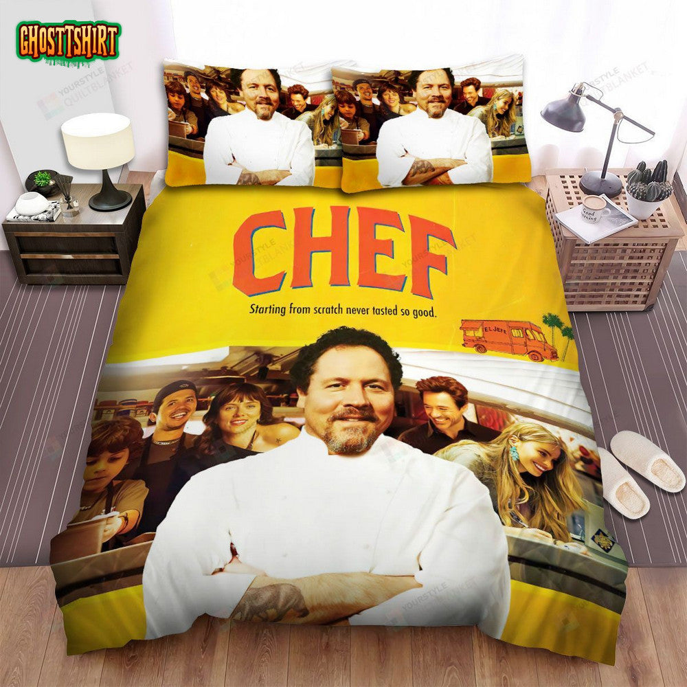 Chef Movie Smile Poster Bed Sheets Spread Comforter Duvet Cover Bedding Set