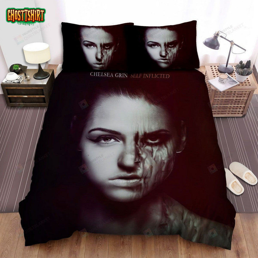 Chelsea Grin Band Album Self Inflicted Bed Sheets Spread Comforter Duvet Cover Bedding Set