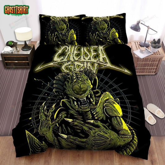 Chelsea Grin Band Monstrosity Bed Sheets Spread Comforter Duvet Cover Bedding Set