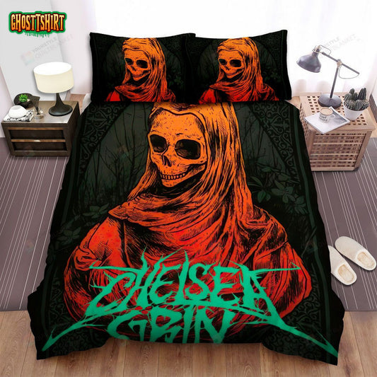 Chelsea Grin Band Skullcap Bed Sheets Spread Comforter Duvet Cover Bedding Set