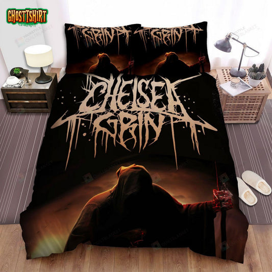 Chelsea Grin Band Spooky Bed Sheets Spread Comforter Duvet Cover Bedding Set