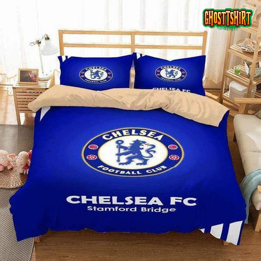 Chelsea Soccer Club Logo Duvet Cover Bedding Set