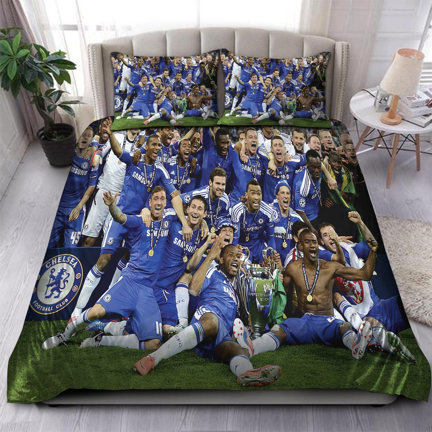 Chelsea FC Winners UEFA Champions League 2021 Bedding Set V2