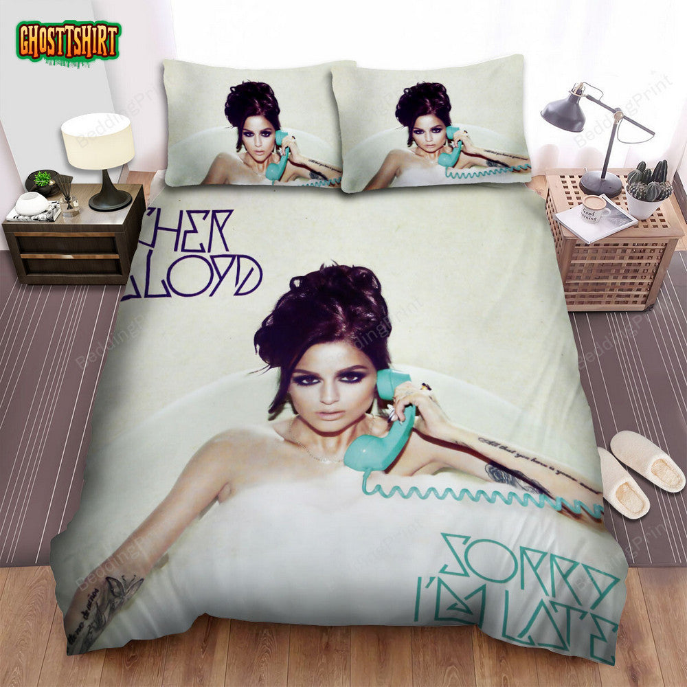 Cher Lloyd Sorry I'm Late Album Cover Bed Sheets Duvet Cover Bedding Set