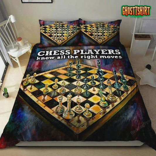 Chess Players Know All The Right Moves Bed Sheets Duvet Cover Bedding Set