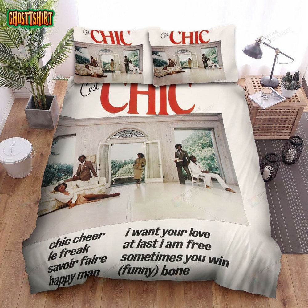 Chic (Band) C'est Chic Bed Sheets Spread Comforter Duvet Cover Bedding Set