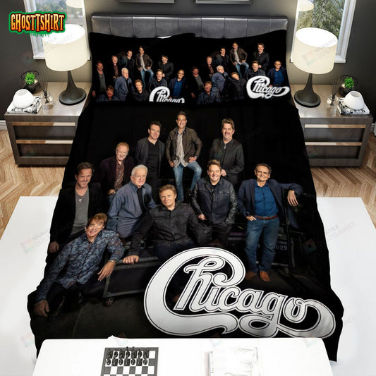 Chicago Band Members Bed Sheets Spread Comforter Duvet Cover Bedding Set