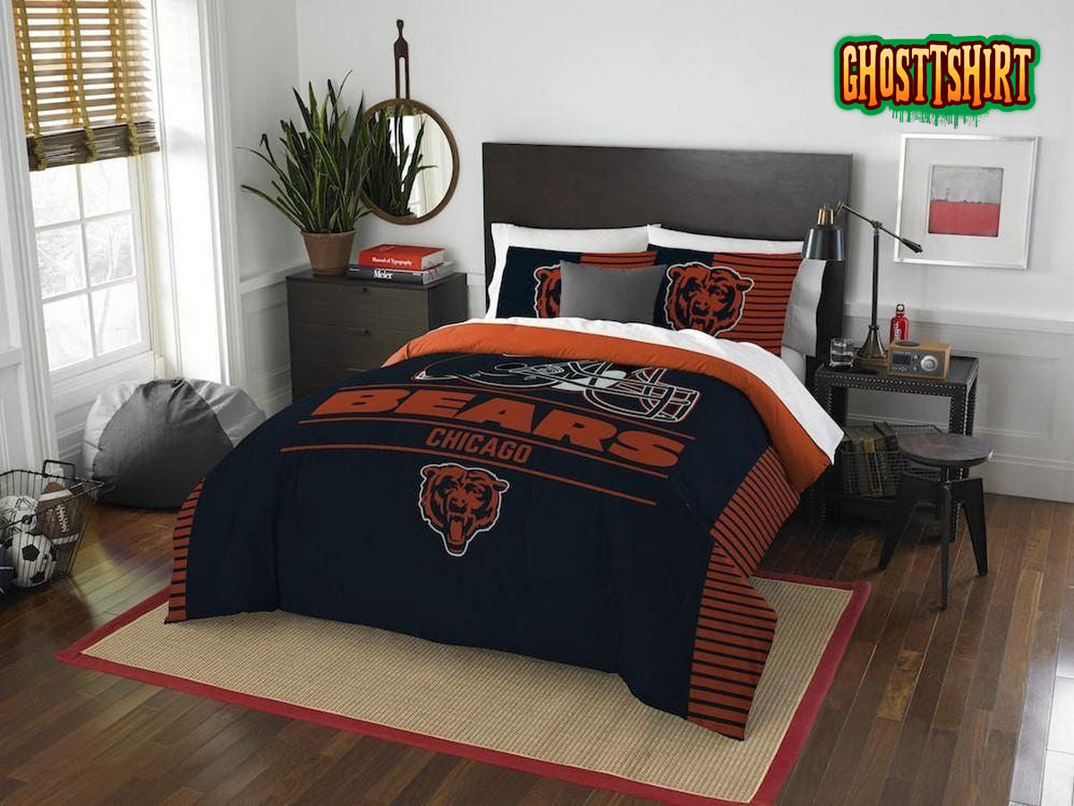 Chicago Bears Bedding Set Duvet Cover & Pillow Cases