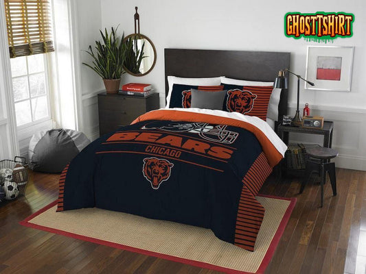 Chicago Bears Bedding Set Duvet Cover & Pillow Cases