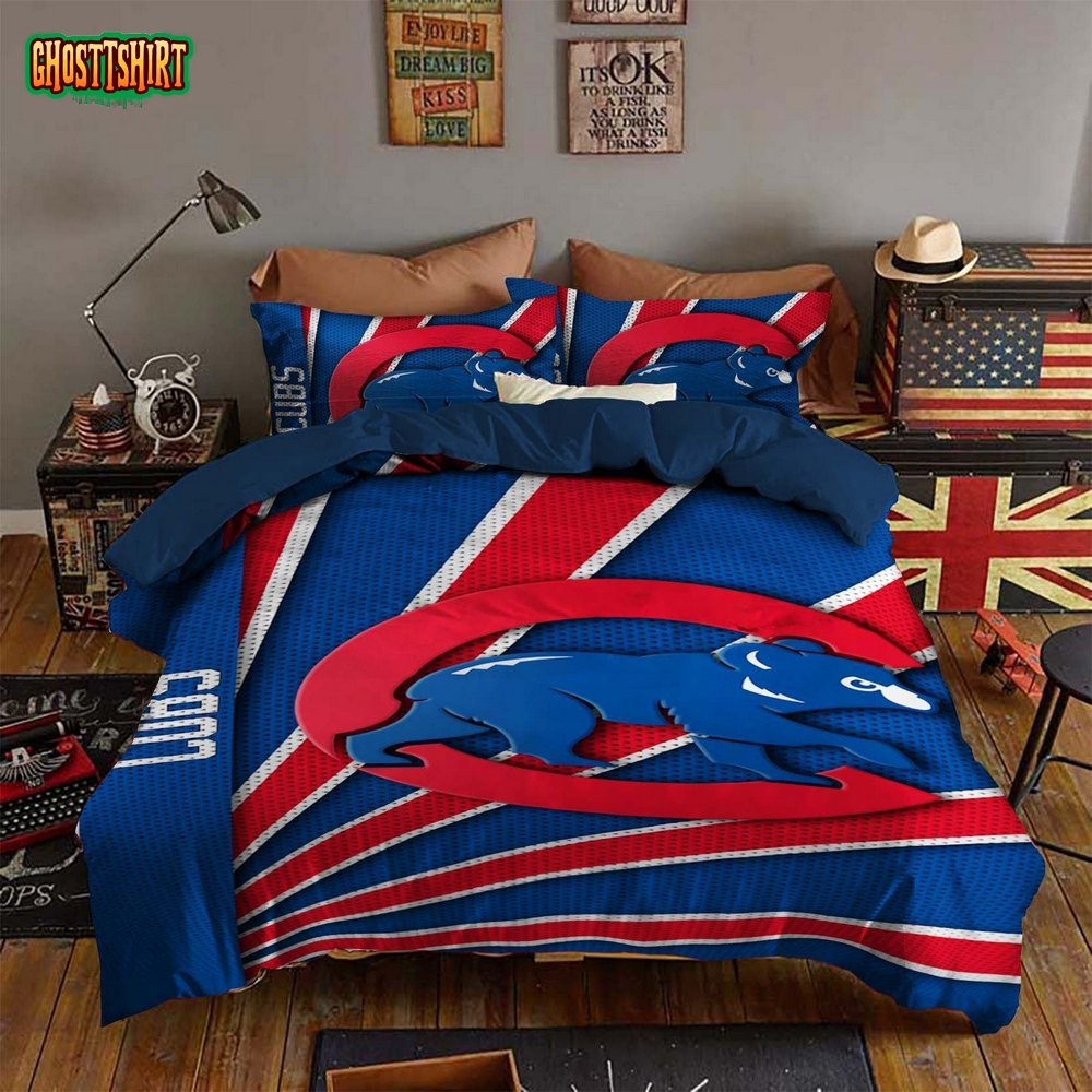 Chicago Cubs Bedding Set Ver 2