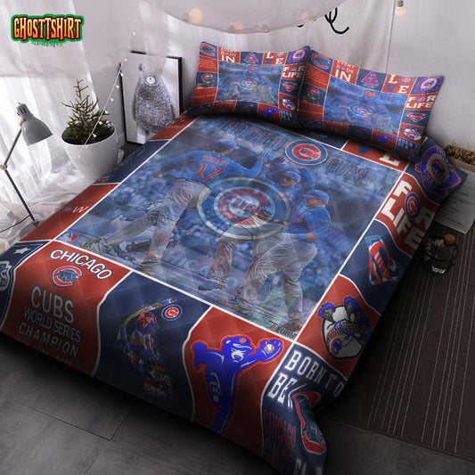 Chicago Cubs V4 Bedding Set