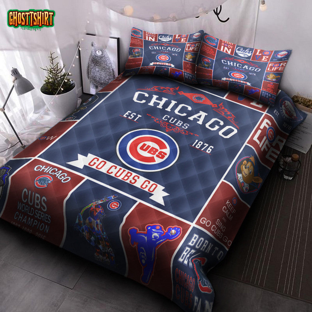 Chicago Cubs V5 Bedding Set