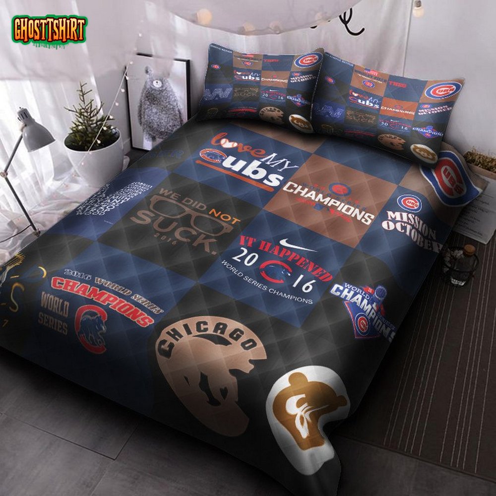 Chicago Cubs V6 Bedding Set