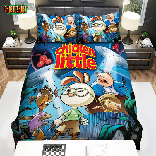 Chicken Little The Main Poster Bed Sheets Spread Duvet Cover Bedding Set